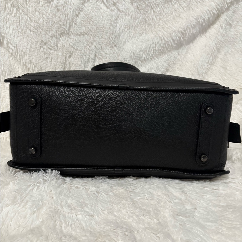 🖤Coach Dreamer Black Leather Satchel with Removable Strap 🖤 - Picture 6 of 12